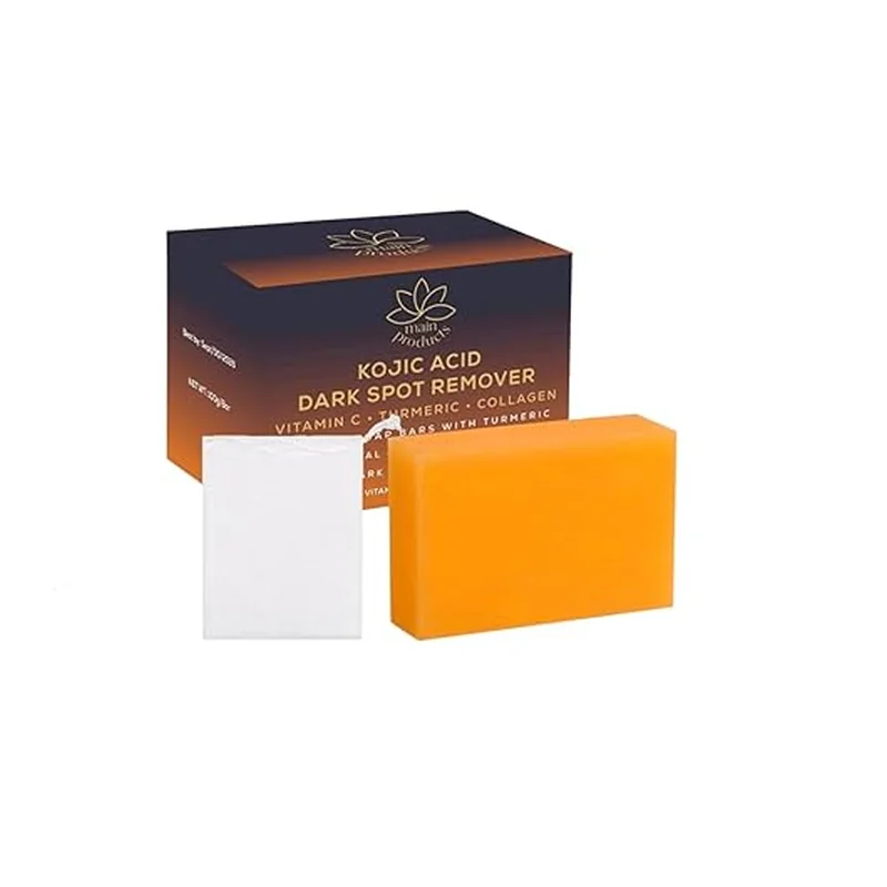 Kojic Acid Soap Bar with Vitamin C, Retinol & Turmeric — Main Products