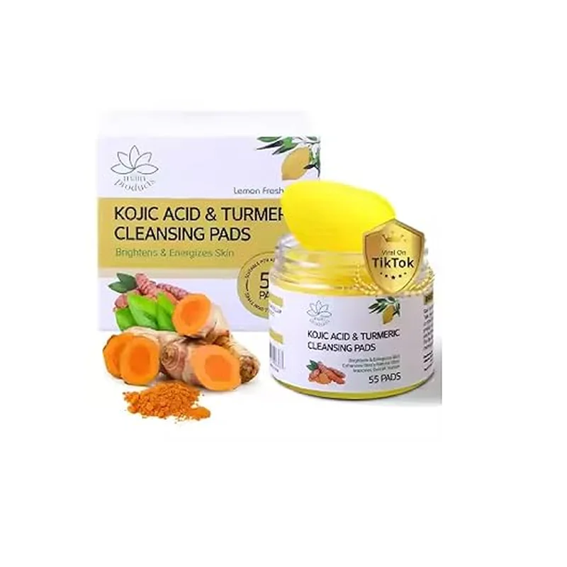 Kojic Acid & Turmeric Cleansing Pads, 55 Count — Main Products
