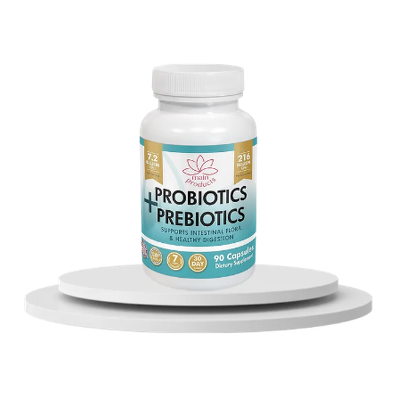 Probiotics & Prebiotics 7.2 Billion CFU, 90 Capsules — Main Products